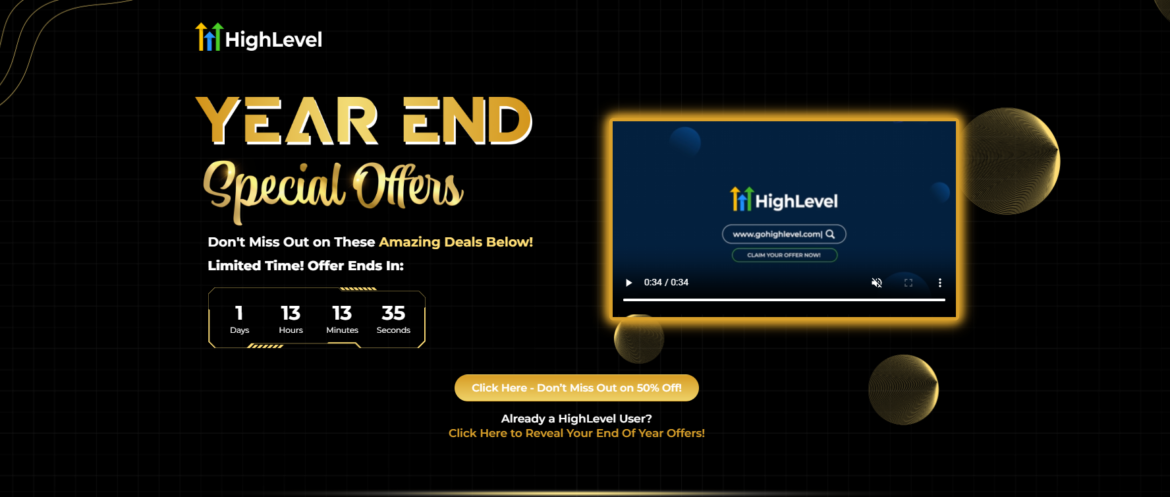 Don’t Miss GoHighLevel’s Exclusive End-of-Year Promotion 2024!